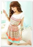 Vestido Listrado